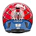 NENKI NK-856 Full Face Spiderman Motorcycle Helmet For Adult &Youth Street Bike,Fiberglass Helmet Shell,DOT Approved (RED BLUE, Large)