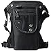 Fenarzo Unisex Waist Bag Travel Purse Hiking Hip Bag (A, Black)