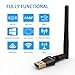 1200Mbps Wireless USB Wifi Adapter, FayTun USB Wifi Adapter,AC1200 Dual Band 2.4GHz/300Mbps+5GHz/867Mbps,802.11 ac/a/b/g/n High Gain Antenna Network Lan Card Support Windows XP/7/8/10,MAC,OSX