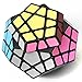 Megaminx 3x3x3 Speed Magic Cube Puzzles,12 Colors Dodecahedron ABS Ultra-smooth Master Speed Twist Cube,Brain Teaser Toys & Gifts by YKL WORLD (Black)