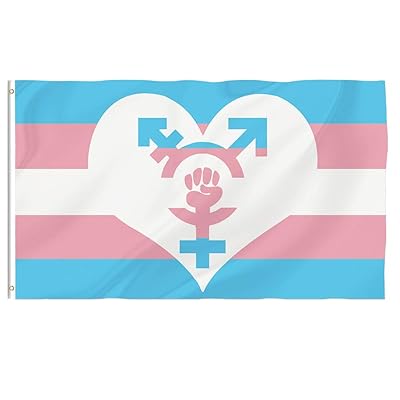 Buy Hexagram Transgender Flag 3x5 Feet Uv Fade Resistant Double Stitched And Double Stitched Lgbt Trans Pride Flag Polyester With Brass Grommets Outdoor Pride Party Decortions Online In Indonesia B087tjpdlg