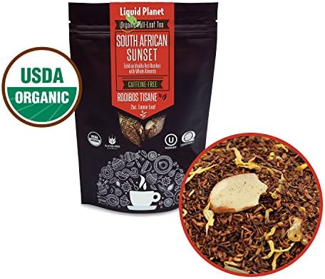 Liquid Planet Premium Organic Herbal Tea - South African Sunset, 2 oz. Loose Leaf