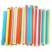 Jumbo Smoothie Straws, Assorted Colors [100 Pack] primary