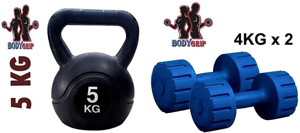 Bodygrip Kettlebell for home Gym, 5 KG.