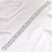 XINFANGXIU Rhinestone Applique Belt Beaded Sew Iron on Crystal Trim for Wedding Dress Sash Bridal - Silver