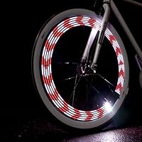 Monkey Light M210 - 80 Lumen Bike Light - 360° Visibility - Wheel & Spoke Light
