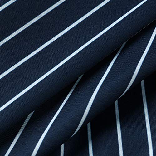 ZEFOTIM Pants for Men Mens Joggers Striped Patchwork Casual Drawstring Sweatpants Trouser Long Pants(Navy,Small)