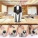 ZUZPAO Electric Coffee Grinder, 200W Stainless Steel Blade Spice Grinder Mills, 2.5 Ounce Capacity Fast Grinding for Coffee Beans, Seeds, Herbs, Pepper, Grains, and Nut