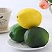 Buytra 8 Pack Artificial Fake Lemons Limes Fruit for Vase Filler Home Kitchen Party Decoration, Yellow and Green, Large (3.9