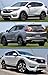 Premium Smoke Tinted Window Visor Rain Guard W/Chrome Trim & Clips Compatible with 2017-2022 Honda CR-V CRV