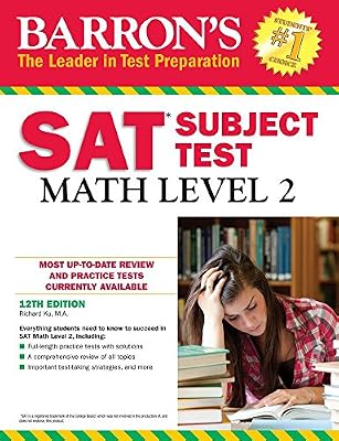 Barron S Sat Subject Test Math Level 2 By Ku Richard Amazon Ae
