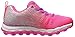 Skechers Kids Girls' Skech-Air Ultra-Glitterbeam Sneaker,Neon Pink/Purple,, 13 M US Little Kid
