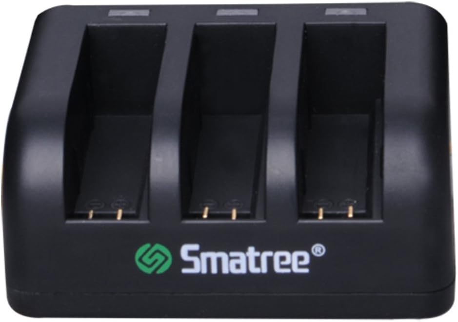 Smatree Battery (3 Pack) and 3-Channel Charger Compatible for Gopro Hero 4 (NOT for Hero 5) : Camera & Photo