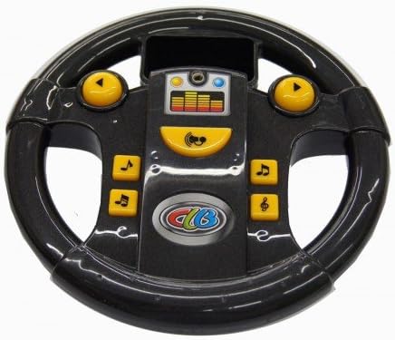 Ride On Car Replacement Interactive Steering Wheel 631R Musical Black