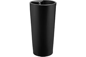 Swiss Madison Monaco Circular Basin Pedestal sink (Matte Black)