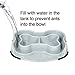 Small Bee Large Anti Mess Pet Bowl