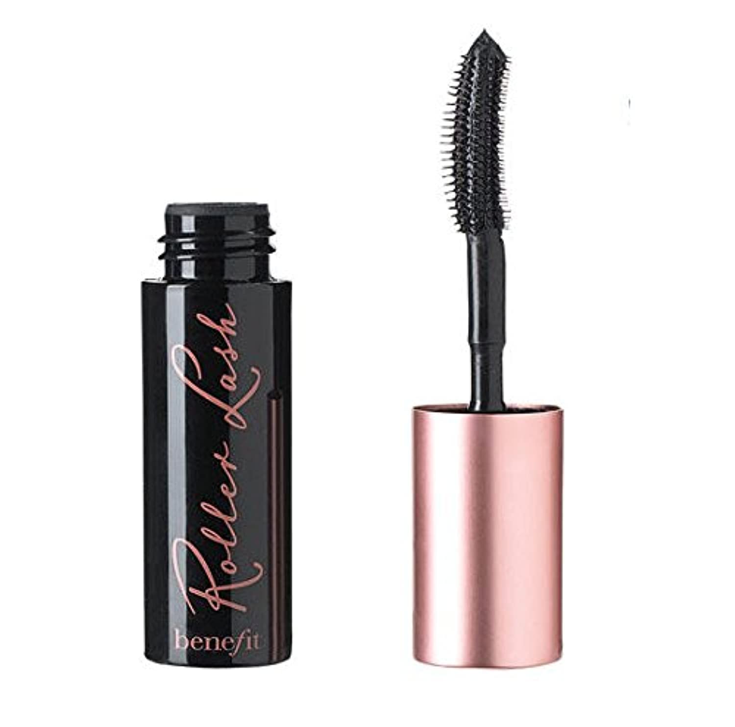 Benefit Roller Lash Mascara Super Curling & Lifting Mini Mascara Colour: Black Contents: 3.0 g Mascara for Radiant Beautiful Eyes Like Wrapped on Curlers Mascara