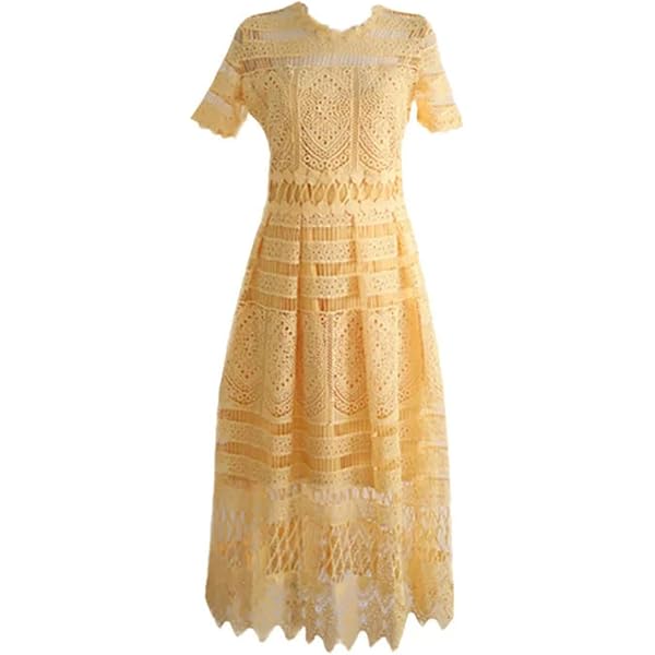 Vintage Mesh Dress Women'S Stand Collar Long Sleeve Ruffles Embroidery High  Waist Slim Long Dress Multi S at Amazon Women's Clothing store