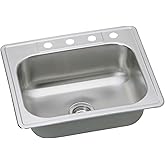PROFLO PFSR252284A Bealeton 25" Drop In Single Basin Stainless Steel Kitchen Sink - Stainless Steel