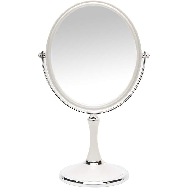 Rucci Mini Vanity Mirror 3x/1x Double Sided Magnifying Makeup...