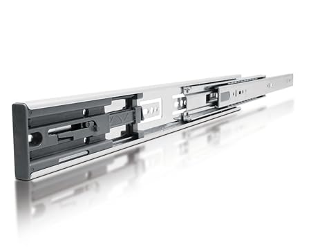 Soft Close Full Extension Drawer Slide Ball Bearing Runner Full