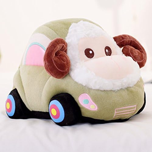 YKQJING Lovely beetle cars boys creative pillow dolls dresses doll plush doll gift , blue sheep dolly