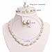 Moochi 18K Gold Plated Beads Africa Style Necklace Jewelry Set Party Show