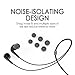 MEE Audio RX18 Comfort-Fit in-Ear Headphones with Enhanced Bass (Black)
