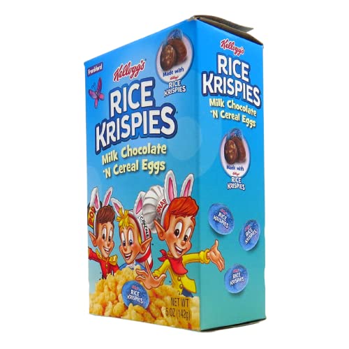 Rice Krispies Milk Chocolate N Cereal Foil Wrapped Eggs, Cute Shareable