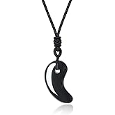 COAI Japanese Magatama Healing Crystal Necklace