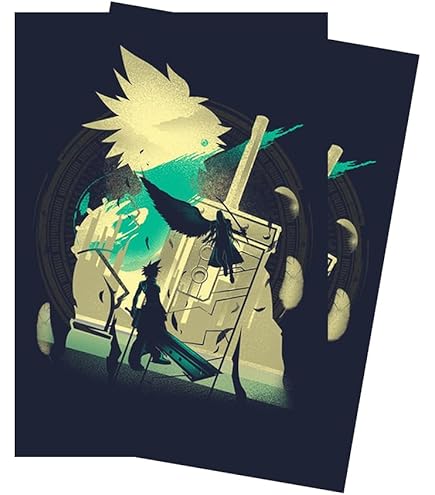 ff7 card sleeves Amazon.com: Final Fantasy TCG: Final Fantasy VII Cloud Card Sleeves  (100-Pack) : Toys & Games