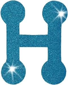 Amazon.com: Fibre Craft Glitter Foam Alphabet Letters, H ...