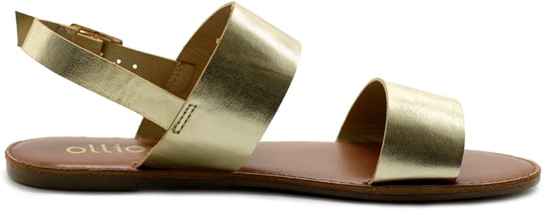 sandals with two straps across