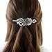 Viking Celtic Hair Clips Hairpins- Viking Hair Accessories Celtic Knot Hair Pins Antique Silver Hair Sticks Irish Hair Decor Accessories for Long Hair Jewelry Braids Hair Slide Clip With Stick (N-A1)