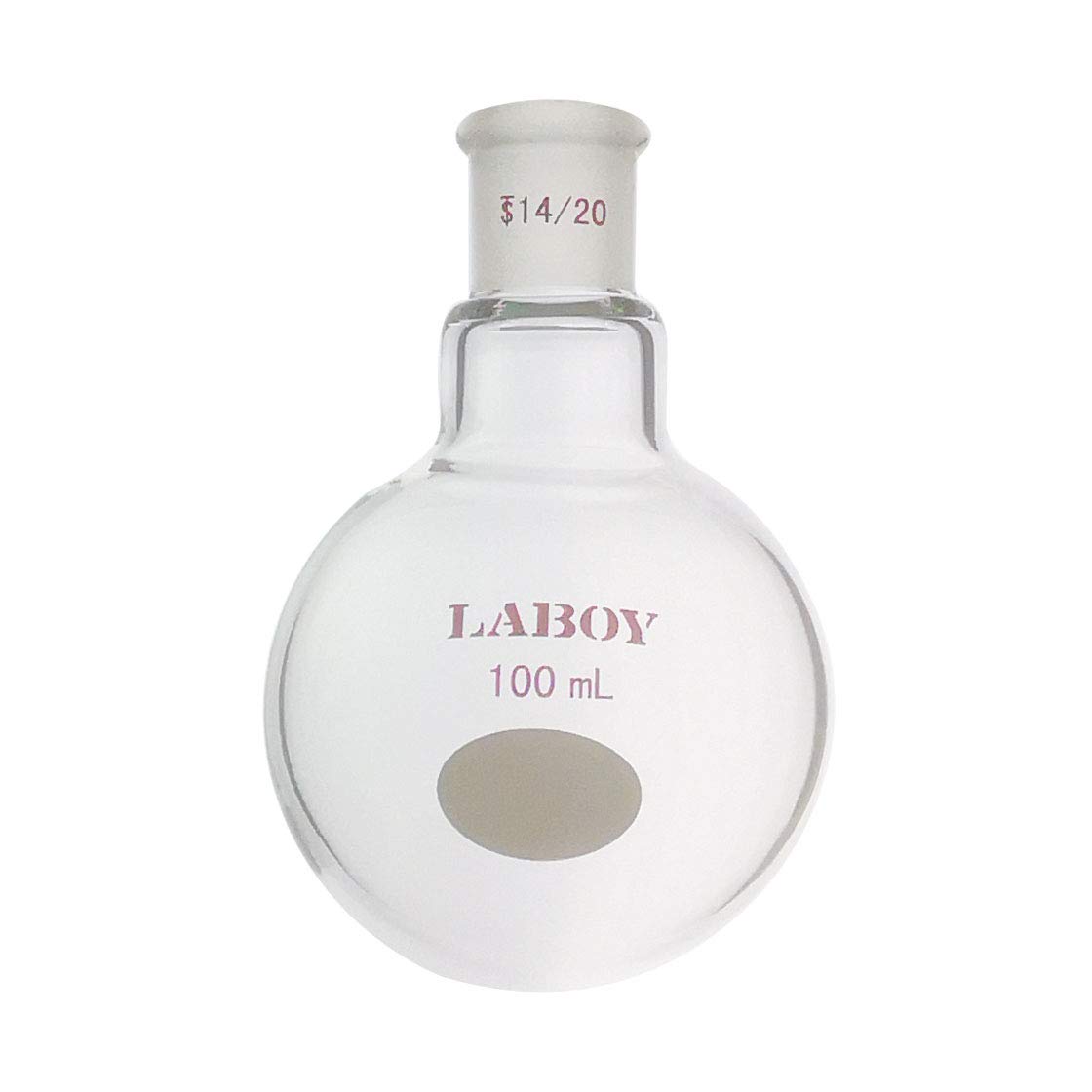 Laboy Glass 100mL Single Neck Round Bottom Boiling