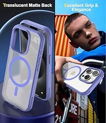 SUCGLES for iPhone 15 Pro Max Case with MagSafe
