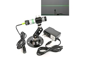 LASERLANDS 532nm Green Laser Line Module Generator Projector for Halloween Laser Swamp Pond Portal Haunted house Sawmill Woodworks Alignment 5mW