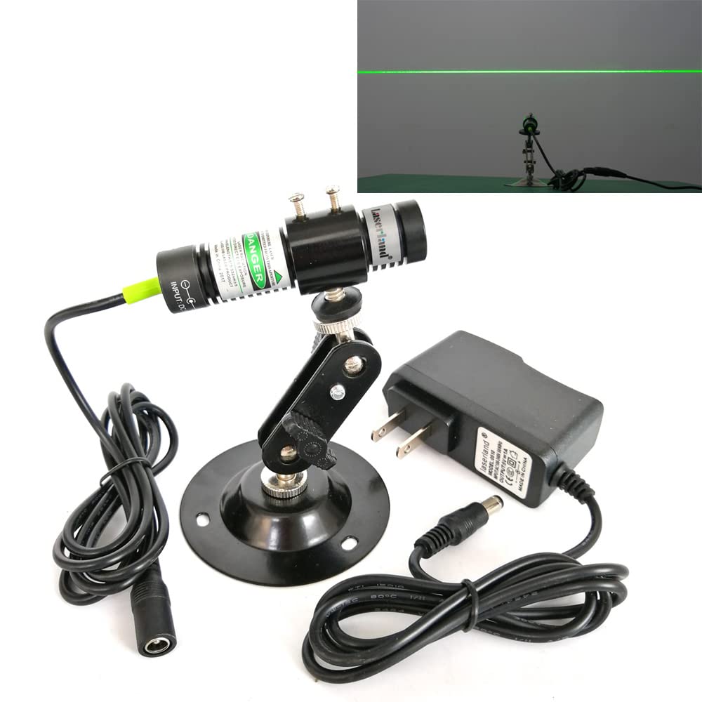 Photo 1 of 532nm Green Laser Line Module Generator Projector for Halloween Laser Swamp Pond Portal Haunted house Sawmill Woodworks Alignment 5mW