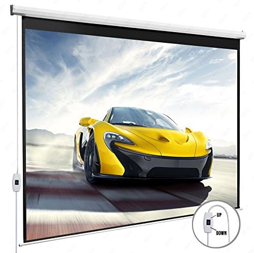 DFM 100" 16:9 Electric Motorized Auto Projector Projection Screen Pull Down