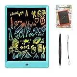 Drawing Tablet 10 Inches Writing Tablet Colorful Screen, LCD Writing Tablet Doodle Board Magnetic Drawing Pads for Kids and Adults (Blue)