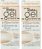 (Pack of 2) Sally Hansen Salon Insta Gel Strips,Sheer Ecstasy , 16 Polish Strips
