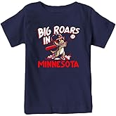 Big Roars in The Ballpark Kid's Dinosaur T-Shirt for Baseball Fans