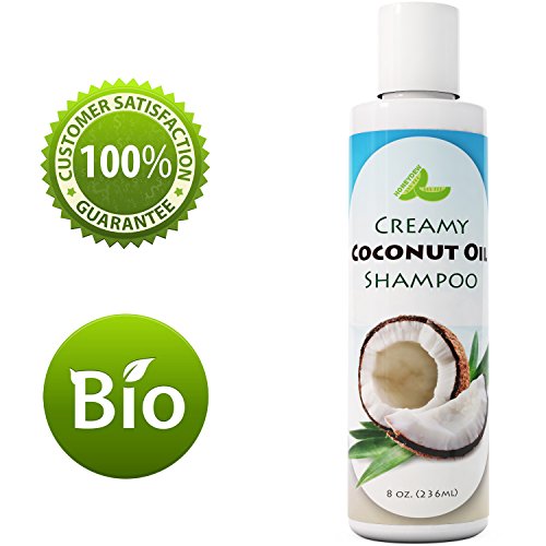 All Natural Coconut Oil Shampoo for Hair Growth - Hair Regrowth Treatment for Men and Women - Best Sulfate Free Moisturizing Shampoo - Safe for Color Treated Hair - Nourishing Hair and Scalp Treatment