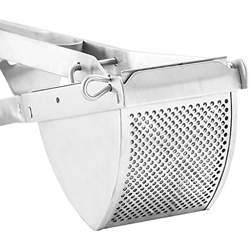 WONdere Stainless Steel Lime And Lemon Squeezer Manual Citrus Juicer Press Stainless Steel Mashed Potato - Thumbnail 6