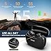 WAKWLK Bluetooth 5.0 True Wireless Earbuds with Charging Case for iPhone Android, 55H Cyclic Playtime Waterproof Touch Control Stereo Headphones with mic, in-Ear Earphones Headset for Sport