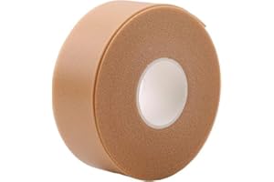 JOWXSX Yellow-Brown Moleskin for Feet Mole Skin Bandage Roll with Extra Templates Heavy Duty Fabric Padding Tape for Shoe Friction Practical Design Moleskin