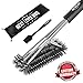 Barbecue Grill Brush - by Next Level BBQ - Ultimate 3 in 1 Stainless Steel Design - Perfect Tools & Accessories for Weber, Gas, Char - Broil and Porcelain Grills