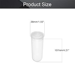 Othmro 100m 30pcs Plastic Lab Centrifuge Tubes, 38