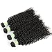 Fani Curly Hair Weave 4 Bundles Virgin Brazilian Kinky Curly hair 22 24 26 28 Unprocessed Brazilian Virgin Human Hair Extensions Can Be Dyed and Bleached Tangle Free