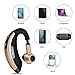 Bluetooth Headset, ZEALOT Wireless Bluetooth Earbuds Headphones / Earbuds Lightweight HD Stereo Noise Cancelling In-Ear Earphones, Hands Free Bluetooth Earpieces Mic for Driving, Running, Gym (Gold)